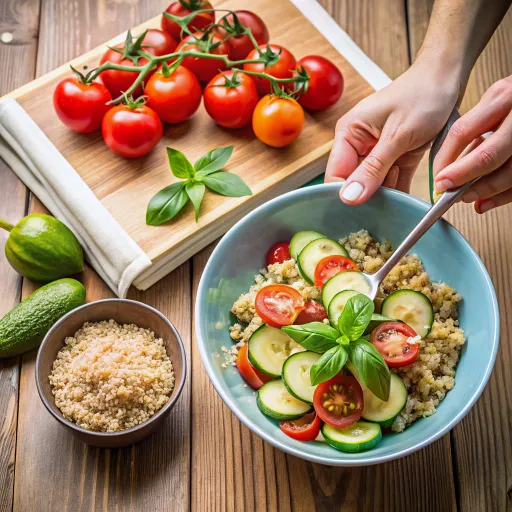 Tarty Dywan z Quinoa i Letnich Warzyw