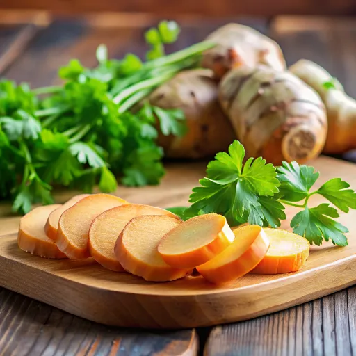 Kremowa Zupa z Batatów i Ciecierzycy